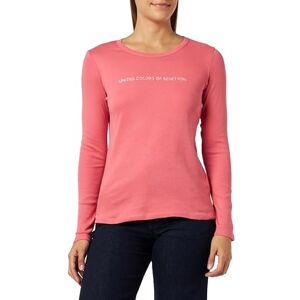 Benetton Group S.R.L. United Colors of Benetton Women's T-Shirt M/L 3ga2e16g0, Salmon Pink 11f, S