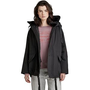 G-STAR Women's Mid Parka , Black (dk black D22024-A281-6484), L G-STAR Women's Mid Parka , Black (dk black D22024-A281-6484), L