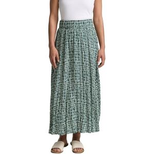 TOM TAILOR Women's High Waist Viscose Midi Skirt, 38116 Abstract Tel Green Grid Design, 8 TOM TAILOR Women's High Waist Viscose Midi Skirt, 38116 Abstract Tel Green Grid Design, 8