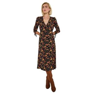 Joe Browns Women's Festive Robin Print Dress, Black, 44 Petite Joe Browns Women's Festive Robin Print Dress, Black, 44 Petite