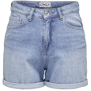 ONLY Onljosephine DNM Azg Noos Stretch Shorts, Blue, XXS ONLY Onljosephine DNM Azg Noos Stretch Shorts, Blue, XXS
