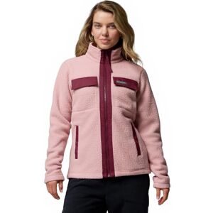 Columbia Women's Juniper Peak Full Zip Fleece, Full Zip Fleece Jacket, Eraser Pink/Rich Wine, XS Columbia Women's Juniper Peak Full Zip Fleece, Full Zip Fleece Jacket, Eraser Pink/Rich Wine, XS