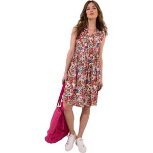 Joe Browns Women's Fashion Floral Tie Waist Sleeveless Dress, Regular Fit, UK 14 Joe Browns Women's Fashion Floral Tie Waist Sleeveless Dress, Regular Fit, UK 14