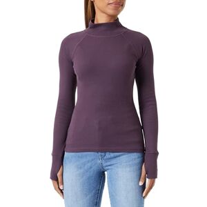 G-STAR Women's Slim Rib Mock Top, Purple (lt maze D23339-D289-8880), XS G-STAR Women's Slim Rib Mock Top, Purple (lt maze D23339-D289-8880), XS