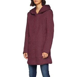 ONLY Women's Onlsedona Light Coat Otw Noos, Red (Chocolate Truffle Detail:melange), Medium ONLY Women's Onlsedona Light Coat Otw Noos, Red (Chocolate Truffle Detail:melange), Medium