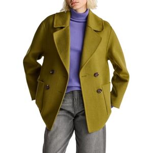 United Colors of Benetton Women's Giaccone 28f7dn083 Coat, Green, XXS United Colors of Benetton Women's Giaccone 28f7dn083 Coat, Green, XXS