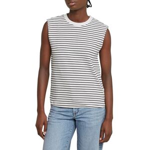 G-STAR Women's Stripe Boxy Top, Multicolour (lt chalk/osaka blue stripe D26073-D979-H315), M G-STAR Women's Stripe Boxy Top, Multicolour (lt chalk/osaka blue stripe D26073-D979-H315), M