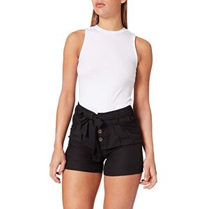 ONLY Women's Onlviva Life Hw Belt Shorts PNT Noos, Black, 10 ONLY Women's Onlviva Life Hw Belt Shorts PNT Noos, Black, 10