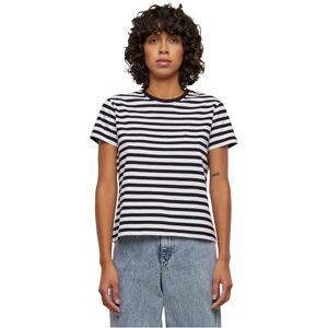 Urban Classics Women's Ladies Regular Striped Tee T-Shirt, White/Black, XL Urban Classics Women's Ladies Regular Striped Tee T-Shirt, White/Black, XL