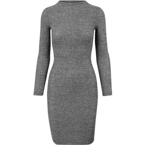 Urban Classics Women's Long Sleeve Midi Dress Rib Dress, Sporty, Elegant & Knee Length, in Black, Charcoal and Dark Khaki, Sizes XS to 5XL, Grey (Charcoal 91), XL Urban Classics Women's Long Sleeve Midi Dress Rib Dress, Sporty, Elegant & Knee Length, in Black, Charcoal and Dark Khaki, Sizes XS to 5XL, Grey (Charcoal 91), XL