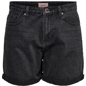 ONLY Women's Onlphine Life Shorts Bb Mas0003, Black Denim, X-Small ONLY Women's Onlphine Life Shorts Bb Mas0003, Black Denim, X-Small