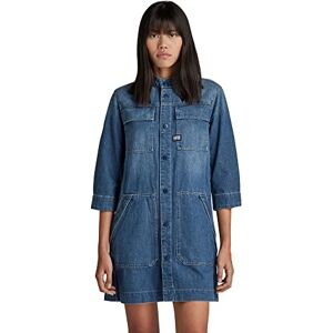 G-STAR RAW G-Star Women's Shirt Dress , Blue (antique faded space blue D17878-C970-D342), M G-STAR RAW G-Star Women's Shirt Dress , Blue (antique faded space blue D17878-C970-D342), M