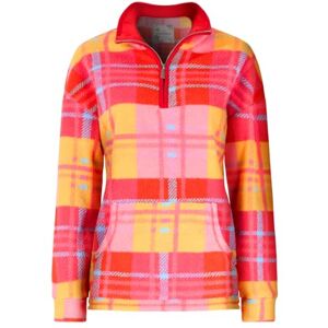 Joe Browns Women's Half Zip Check Fleece Top, Regular, Multicolor, UK 12 Joe Browns Women's Half Zip Check Fleece Top, Regular, Multicolor, UK 12