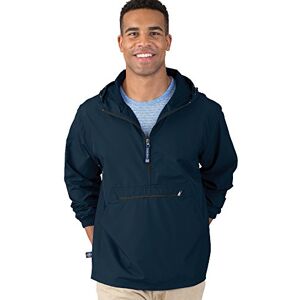 Charles River Apparel Women's Pack-n-go Wind & Water-Resistant Pullover (Reg/Ext Sizes) Windbreaker, Navy, XXXXL Charles River Apparel Women's Pack-n-go Wind & Water-Resistant Pullover (Reg/Ext Sizes) Windbreaker, Navy, XXXXL