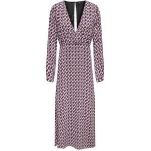 ONLY Onlalma Life Poly Jen Long Dress AOP, Black/AOP: 586 Swirl Tiger, M ONLY Onlalma Life Poly Jen Long Dress AOP, Black/AOP: 586 Swirl Tiger, M