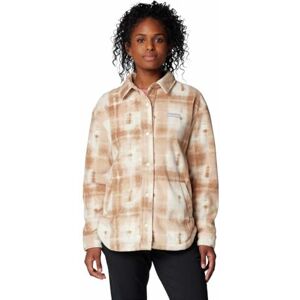 Columbia Women's Benton Springs Shirt Jacket 2, Fleece Jacket, Camel Brown Omblur, XL Columbia Women's Benton Springs Shirt Jacket 2, Fleece Jacket, Camel Brown Omblur, XL