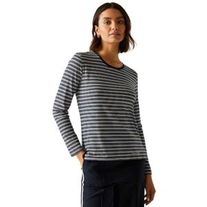 Regatta Womens Federica Long Sleeved T-Shirt Jersey Crew Neck Top Grey Regatta Womens Federica Long Sleeved T-Shirt Jersey Crew Neck Top Grey