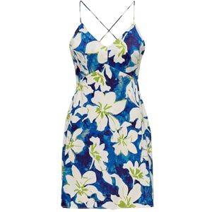 ONLY Women's Onljane Life S/L Janice Dress Ptm, Dark Blue, XL ONLY Women's Onljane Life S/L Janice Dress Ptm, Dark Blue, XL