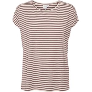 VERO MODA Women's VMAVA Plain SS TOP Stripe GA JRS NOOS Shirt, Nostalgia Rose/Stripes: Pristine, S, Nostalgia Rose/Stripes: Pristine, S VERO MODA Women's VMAVA Plain SS TOP Stripe GA JRS NOOS Shirt, Nostalgia Rose/Stripes: Pristine, S, Nostalgia Rose/Stripes: Pristine, S