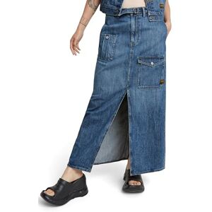 G-STAR Women's Belted Cargo Long Skirt , Blue (faded cliffside blue D24886-D536-G326), 29 G-STAR Women's Belted Cargo Long Skirt , Blue (faded cliffside blue D24886-D536-G326), 29