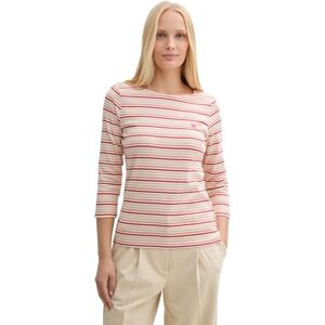 TOM TAILOR Women's 1045535 T-Shirt, 37373-Multicolour Regular Stripe, XS TOM TAILOR Women's 1045535 T-Shirt, 37373-Multicolour Regular Stripe, XS