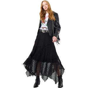 Joe Browns Women's High-Low Hem Black Lace Maxi Skirt, Regular, Black, UK 16 Joe Browns Women's High-Low Hem Black Lace Maxi Skirt, Regular, Black, UK 16