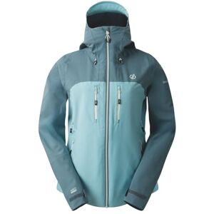 Dare2b Womens Diverging Mountain Active Shell Waterproof Jacket, ElemGry/Aqui, 8 EU Dare2b Womens Diverging Mountain Active Shell Waterproof Jacket, ElemGry/Aqui, 8 EU