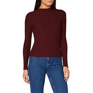 ONLY Women's Onlemma L/S High Neck Noos Jrs Top, Madder Brown, XS UK ONLY Women's Onlemma L/S High Neck Noos Jrs Top, Madder Brown, XS UK