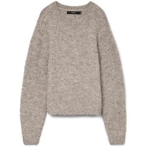 VERO MODA Women's Vmnovah LS O-Neck Pullover Ga Noos, Fossil, S VERO MODA Women's Vmnovah LS O-Neck Pullover Ga Noos, Fossil, S