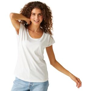 Regatta Telisse Women's Short-Sleeved Crew Neck T-Shirt, White, UK L Regatta Telisse Women's Short-Sleeved Crew Neck T-Shirt, White, UK L