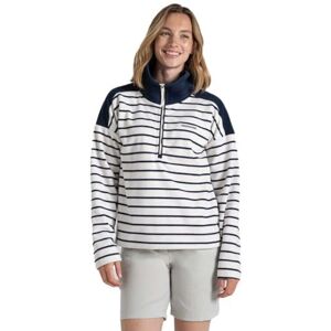 Craghoppers Womens Lily Half Zip Fleece Pullover Sweater, Blue Navy, 20 UK Craghoppers Womens Lily Half Zip Fleece Pullover Sweater, Blue Navy, 20 UK