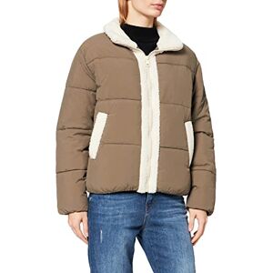 Vero Moda Women's VMCHAT Short Jacket GA, Bungee Cord/Detail:Oatmeal Teddy, S Vero Moda Women's VMCHAT Short Jacket GA, Bungee Cord/Detail:Oatmeal Teddy, S