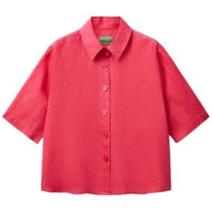 United Colors of Benetton Women's Camicia 5bml5qb75 Shirt, red, L United Colors of Benetton Women's Camicia 5bml5qb75 Shirt, red, L