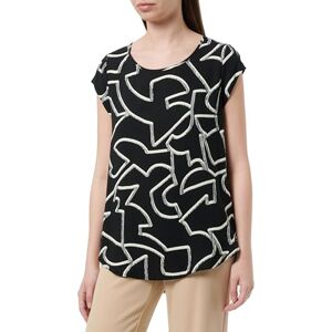 ONLY Women's Onlnova Life S/S Top Ptm T-Shirt, Black/AOP: 475 Geo, 10 ONLY Women's Onlnova Life S/S Top Ptm T-Shirt, Black/AOP: 475 Geo, 10