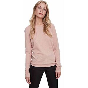 VERO MODA Women's Vmcare Structure Ls O-neck Blouse Noos Jumper, Pink (Misty Rose), 14 (Manufacturer size: Large) VERO MODA Women's Vmcare Structure Ls O-neck Blouse Noos Jumper, Pink (Misty Rose), 14 (Manufacturer size: Large)