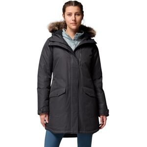 Columbia Women's Suttle Mountain Long Insulated Jacket, Winter Jacket, Black, Small Columbia Women's Suttle Mountain Long Insulated Jacket, Winter Jacket, Black, Small