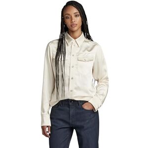G-STAR Women's Slim Shirt , Beige (eggnog D24229-D414-G076), L G-STAR Women's Slim Shirt , Beige (eggnog D24229-D414-G076), L