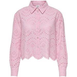 ONLY Onlvalais Women's Female Long-Sleeved Shirt with Overcut Shoulders, Pink Lady, M ONLY Onlvalais Women's Female Long-Sleeved Shirt with Overcut Shoulders, Pink Lady, M