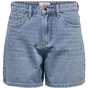 ONLY Women's Onlphine Life Shorts Bb Mas0001 Noos Shorts Not Applicable, Light Blue Denim, X-Small ONLY Women's Onlphine Life Shorts Bb Mas0001 Noos Shorts Not Applicable, Light Blue Denim, X-Small