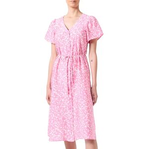 VERO MODA Women's Vmjosie SS Calf Shirt Dress WVN Ga Keid, Pink Cosmos/AOP: hucca, XS VERO MODA Women's Vmjosie SS Calf Shirt Dress WVN Ga Keid, Pink Cosmos/AOP: hucca, XS