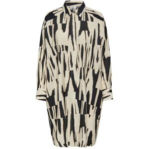 ONLY Women's Onlmila Life L/S Oversize Shirtdress Ptm Dress, Black/AOP: Cherie Graphic, S ONLY Women's Onlmila Life L/S Oversize Shirtdress Ptm Dress, Black/AOP: Cherie Graphic, S