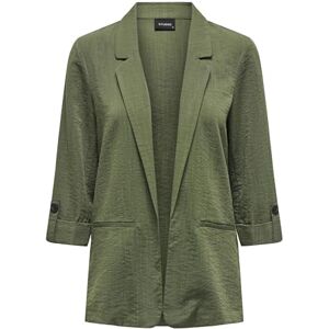 ONLY Women's Onlmarsa 3/4 Blazer WVN Noos Longblazer, Kalamata, Detail: Melange, 18 ONLY Women's Onlmarsa 3/4 Blazer WVN Noos Longblazer, Kalamata, Detail: Melange, 18