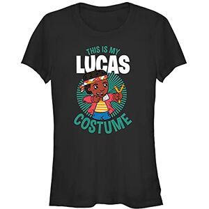 Stranger Things Women's Lucas Costume Short Sleeve T-Shirt, Black, M Stranger Things Women's Lucas Costume Short Sleeve T-Shirt, Black, M