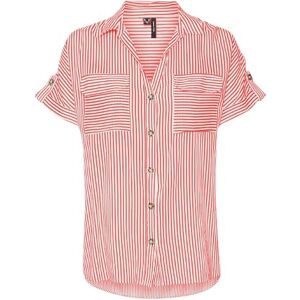 VERO MODA Women's Vmbumpy S/S Shirt WVN Ga Noos Blouse, Dubarry/Stripes: Snow White, L VERO MODA Women's Vmbumpy S/S Shirt WVN Ga Noos Blouse, Dubarry/Stripes: Snow White, L