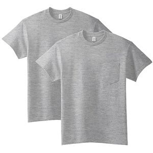 Gildan Unisex's Ultra Cotton T-Shirt with Pocket, Style G2300, 2-Pack, Sport Grey, XL (Pack of 2) Gildan Unisex's Ultra Cotton T-Shirt with Pocket, Style G2300, 2-Pack, Sport Grey, XL (Pack of 2)