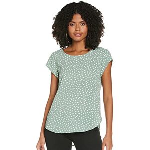 ONLY Women's Onlvic Aop Top Noos Wvn T Shirt, Chinois Green/Aop:big Karo Dot, 16 UK ONLY Women's Onlvic Aop Top Noos Wvn T Shirt, Chinois Green/Aop:big Karo Dot, 16 UK