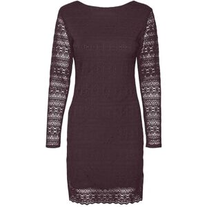 VERO MODA Women's Vmzoe 2-Way Ls Short Dress JRS Noos, Winetasting, XS VERO MODA Women's Vmzoe 2-Way Ls Short Dress JRS Noos, Winetasting, XS