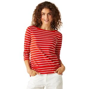 Regatta Women's Bayletta 3/4 Sleeve Top Red Regatta Women's Bayletta 3/4 Sleeve Top Red