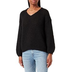 VERO MODA Bestseller A/S Women's Vmada LS V-Neck Pullover Ga Noos Sweater, Black, XS VERO MODA Bestseller A/S Women's Vmada LS V-Neck Pullover Ga Noos Sweater, Black, XS