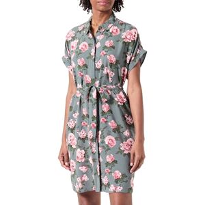 VERO MODA Women's Vmeasy Joy S/S Shirt Dress WVN Ga, Laurel Wreath/AOP: cami, XS VERO MODA Women's Vmeasy Joy S/S Shirt Dress WVN Ga, Laurel Wreath/AOP: cami, XS